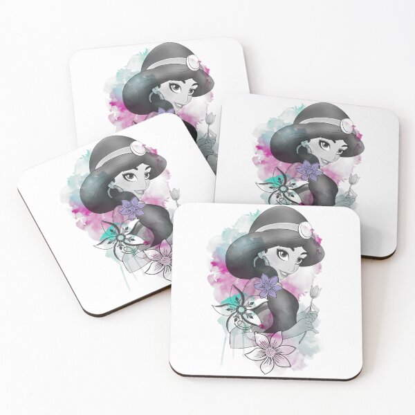 Item preview, Jasmine Floral Watercolor Portrait designed and sold by DenisJoness.