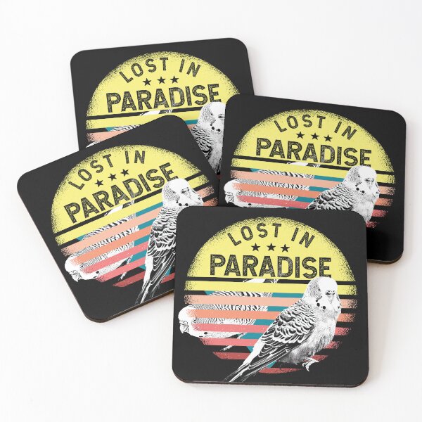 Item preview, Lost in Paradise Budgies designed and sold by Alienphysique.
