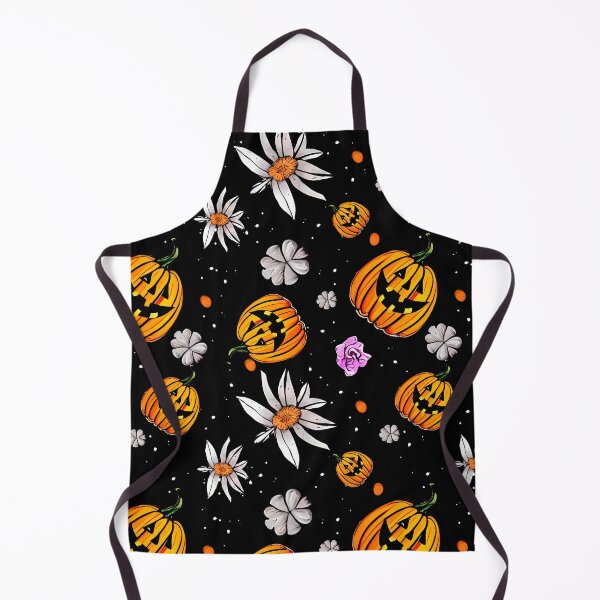 Item preview, Pattern Halloween Pumpkin And Flower designed and sold by nuel-art.