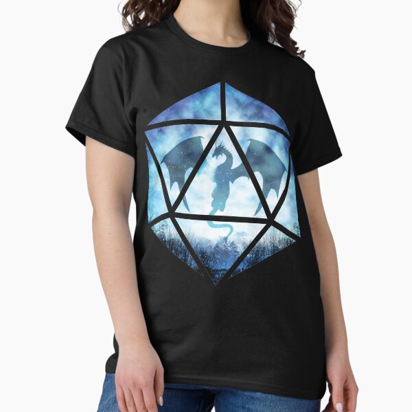 Item preview, Blue Sky Ice Dragon D20 designed and sold by MaratusFunk.