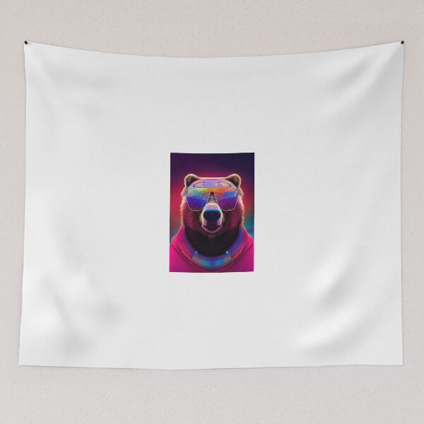 Item preview, Funky Grizzly Bear designed and sold by A-Skyman.