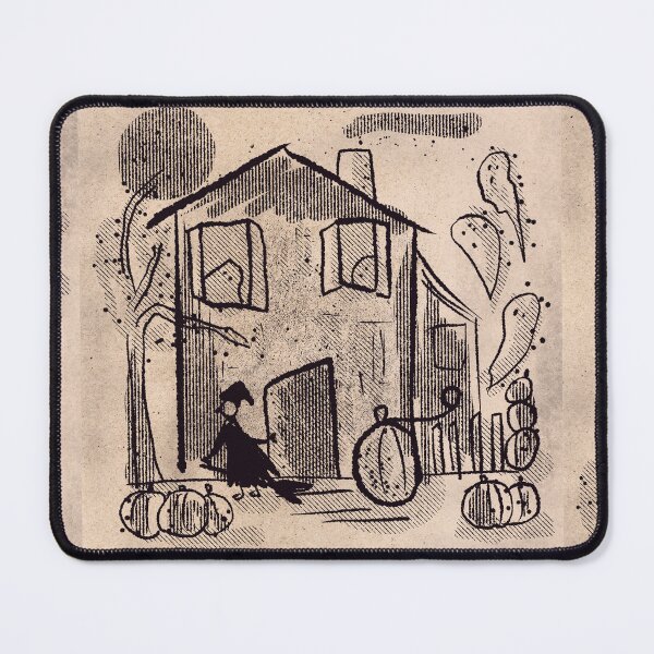 Item preview, Vintage Halloween witches cottage designed and sold by ArtbyPriscilla.