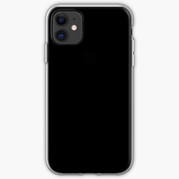 PLAIN BLACK | SOLID BLACK | DARKEST BLACK | MOONLESS SKY | ACCENT BLACK | HIGHEST SELLING BLACK iPhone Soft Case