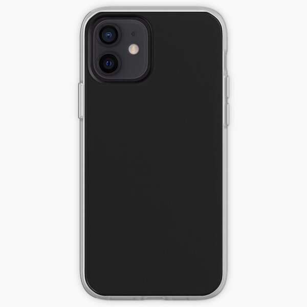 PLAIN BLACK | SOLID BLACK | DARKEST BLACK | MOONLESS SKY | ACCENT BLACK | HIGHEST SELLING BLACK iPhone Soft Case