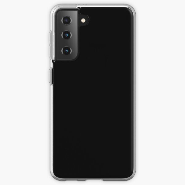 PLAIN BLACK | SOLID BLACK | DARKEST BLACK | MOONLESS SKY | ACCENT BLACK | HIGHEST SELLING BLACK Samsung Galaxy Soft Case