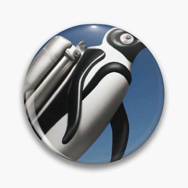 Item preview, A Penguin Flying With a Jetpack designed and sold by theteam98.