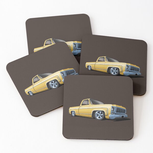 Item preview, 1980 Chevrolet C10 pickup in yellow designed and sold by candc-retro.