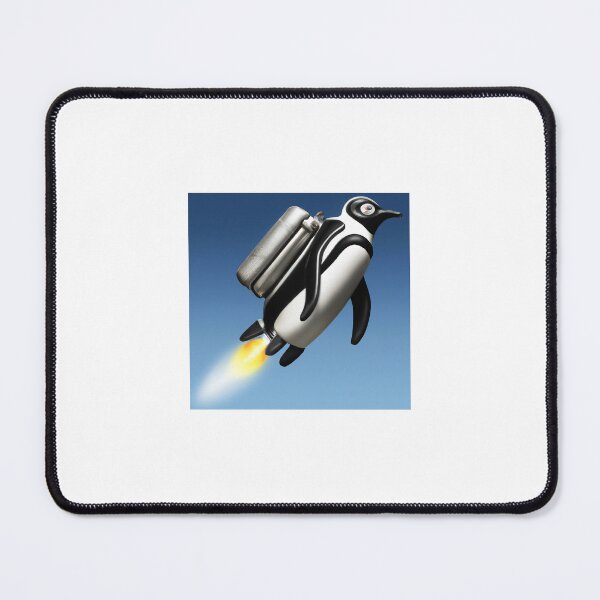 Item preview, A Penguin Flying With a Jetpack designed and sold by theteam98.