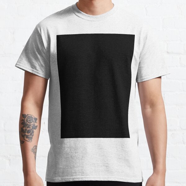 PLAIN BLACK | SOLID BLACK | DARKEST BLACK | MOONLESS SKY | ACCENT BLACK | HIGHEST SELLING BLACK Classic T-Shirt