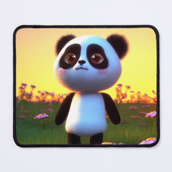 Item preview, Cute Panda Fantasy in a Meadow designed and sold by OmniaDea.