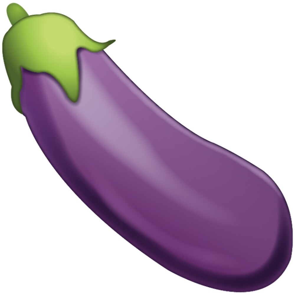  Eggplant  emoji  by Fraser66420 Redbubble