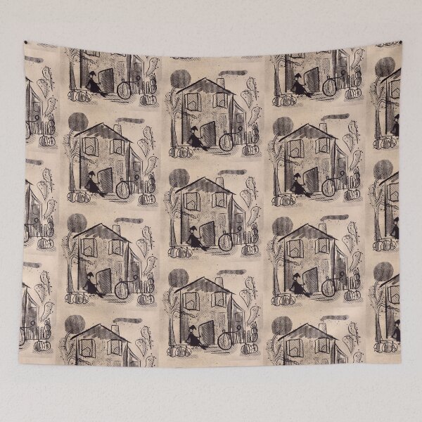 Item preview,  Vintage Halloween witches cottage designed and sold by ArtbyPriscilla.