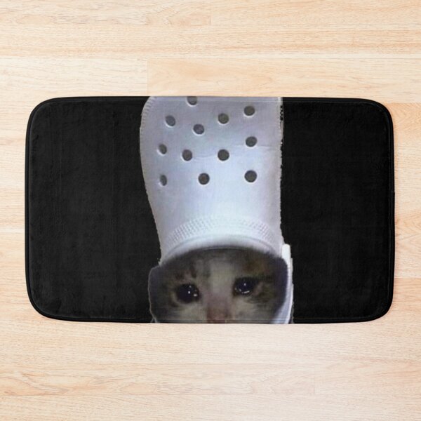 Item preview, Crying Cat Croc Meme  designed and sold by LILIANAYOUNGS.