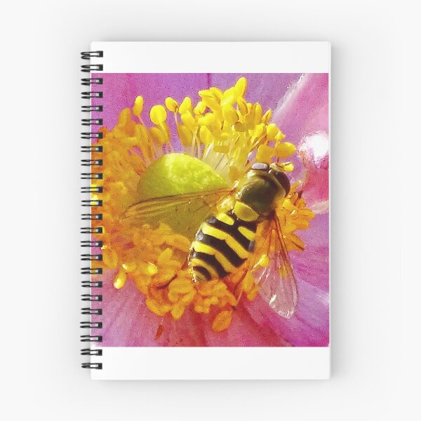Item preview, “ Pink Anemone & Hoverfly “  designed and sold by Richard Couchman.