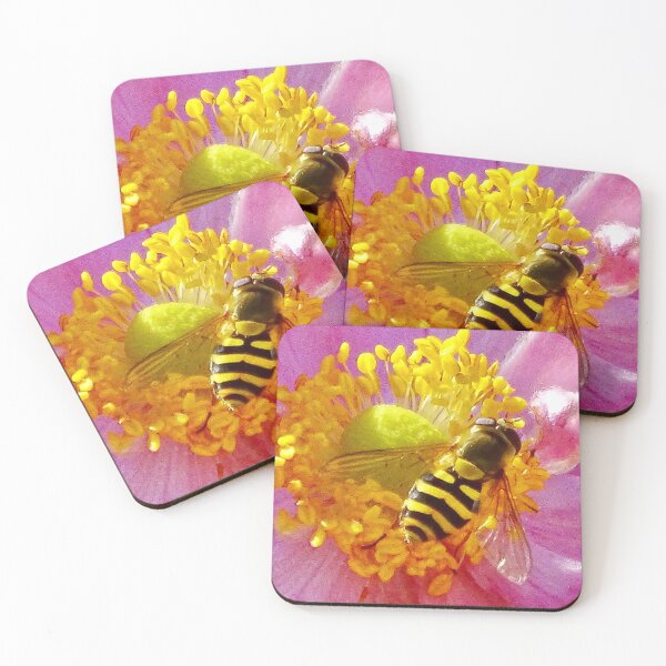 Item preview, “ Pink Anemone & Hoverfly “  designed and sold by Richard Couchman.