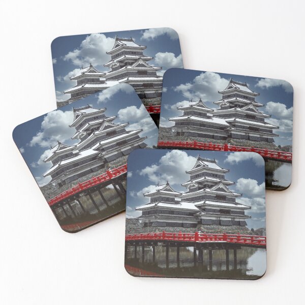 Item preview, Beautiful Snowy Matsumoto Castle in Winter Japan Picture Art  designed and sold by XIX361ART.