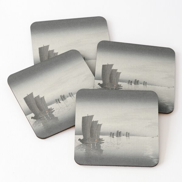 Item preview, Fishing boats at dusk designed and sold by Williamdripfoe.