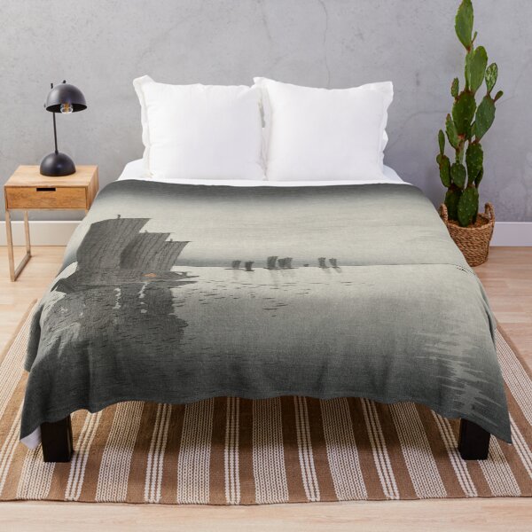 Item preview, Fishing boats at dusk designed and sold by Williamdripfoe.