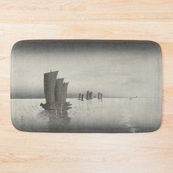 Item preview, Fishing boats at dusk designed and sold by Williamdripfoe.
