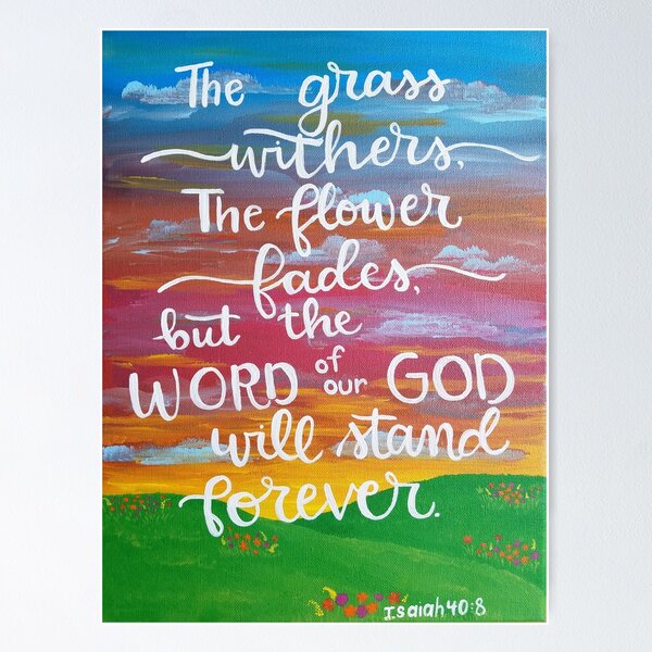 Item preview, The Word of our God will stand forever designed and sold by PureJoyCreative.