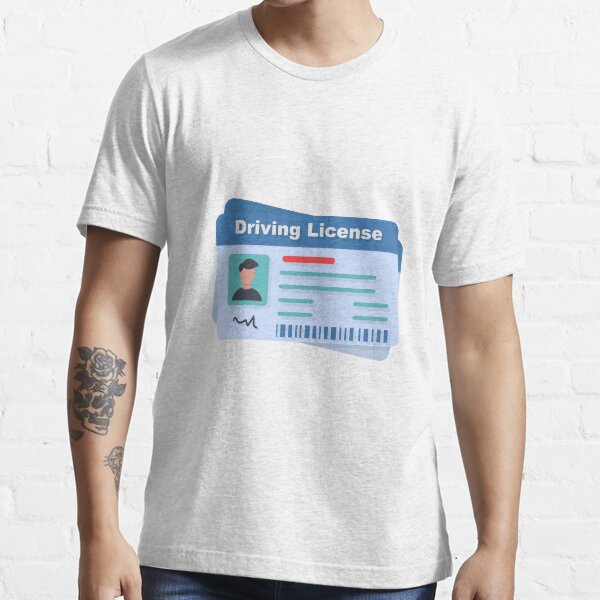 "Driver license, identification or id card template" Tshirt for Sale by GraphicMall Redbubble