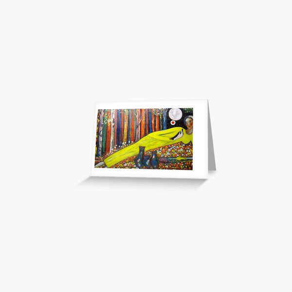 "Goldfish Dreaming" Greeting Card