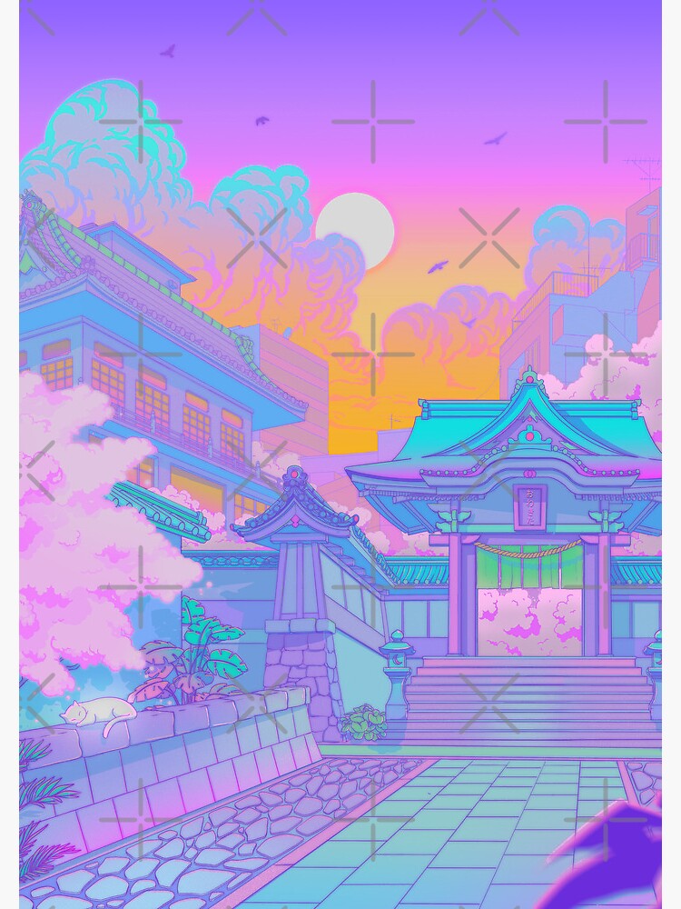 Thumbnail 3 of 3, Journal, Sunset in Kyoto designed and sold by EloraPautrat.