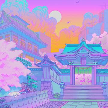 Artwork thumbnail, Sunset in Kyoto by EloraPautrat