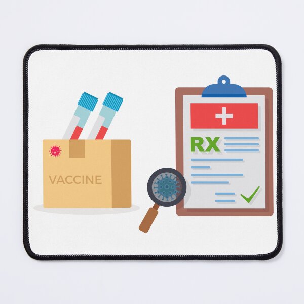 Item preview, Medicine pharmacy concept, RX medical prescription vaccine designed and sold by GraphicMall.