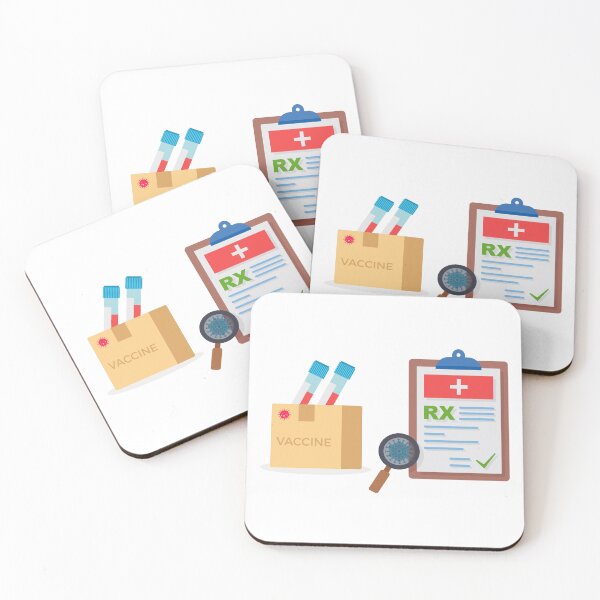Item preview, Medicine pharmacy concept, RX medical prescription vaccine designed and sold by GraphicMall.