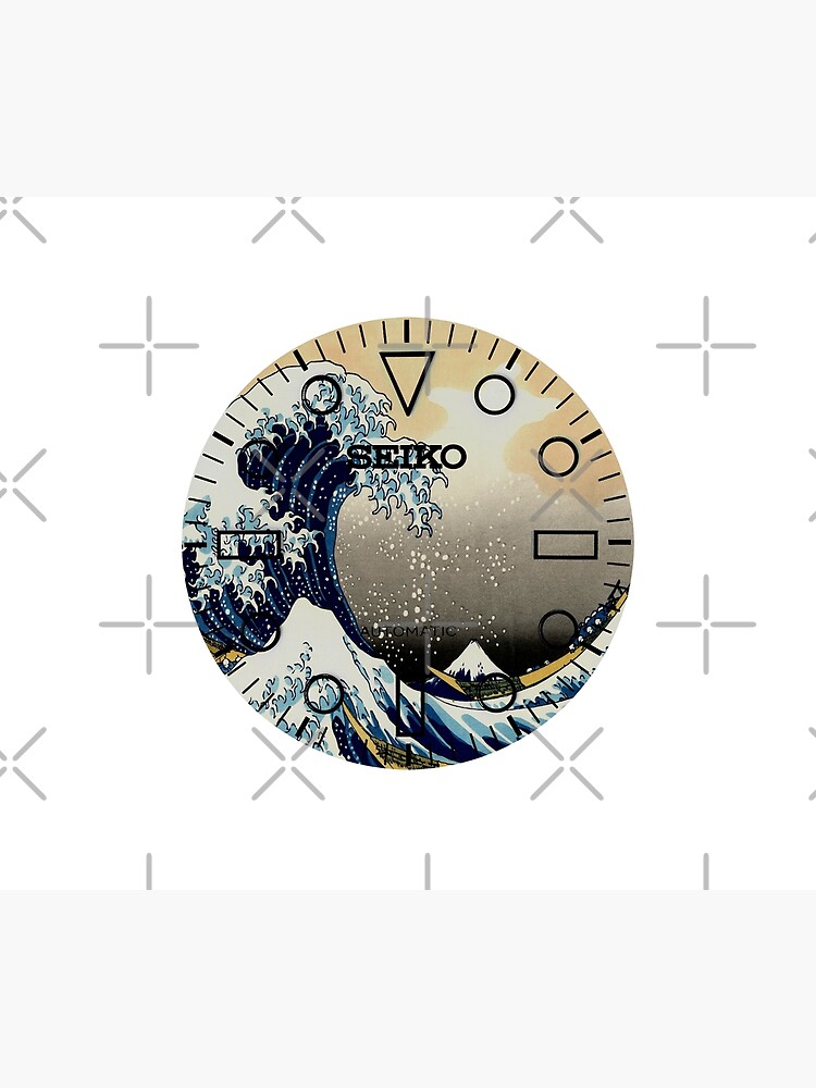 Seiko Skx Mod The Great Wave Off Kanagawa Poster For Sale By Maratoon