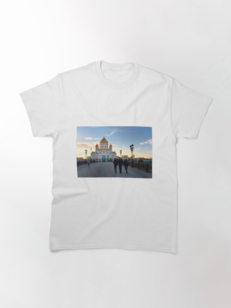 Alternate view of Cathedral of Christ the Saviour - Moscow Russia Classic T-Shirt