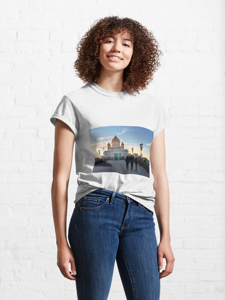 Alternate view of Cathedral of Christ the Saviour - Moscow Russia Classic T-Shirt