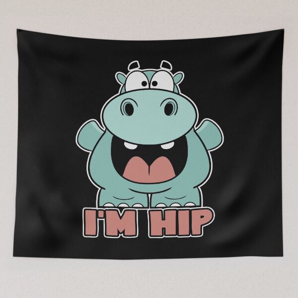 Item preview, Hippo - Cute Hippo designed and sold by UnknownArtistt.