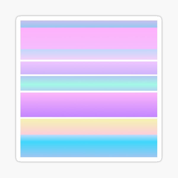 Pastel galaxy color palette | pastel galaxy color scheme Sticker