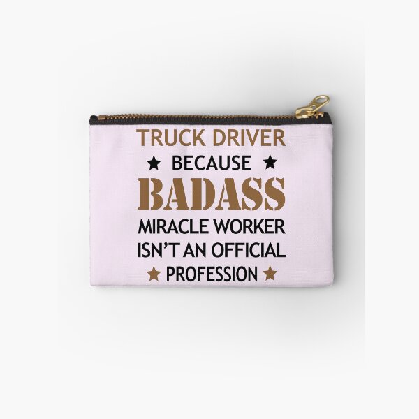 Item preview, Truck Driver Birthday Cool Funny Badass Miracle Worker designed and sold by smily-tees.