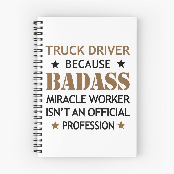 Item preview, Truck Driver Birthday Cool Funny Badass Miracle Worker designed and sold by smily-tees.