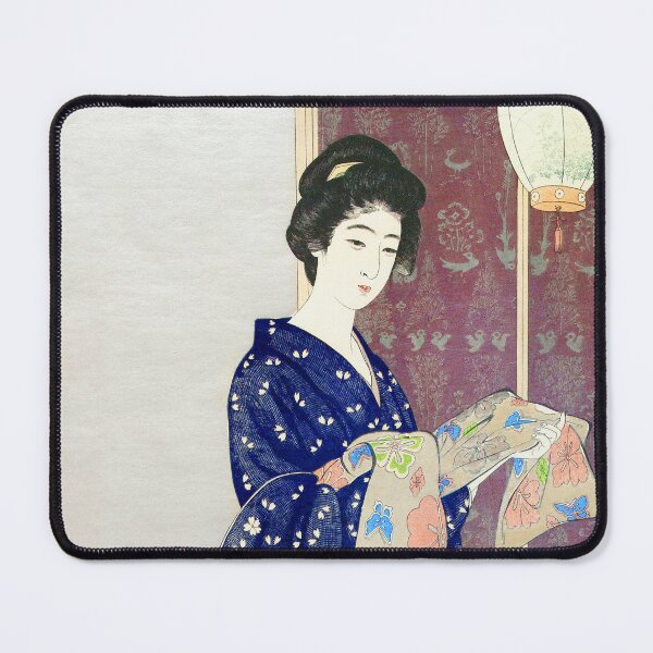 Item preview, Young woman in a summer kimono By Goyo Hashiguchi designed and sold by Tamas Das.