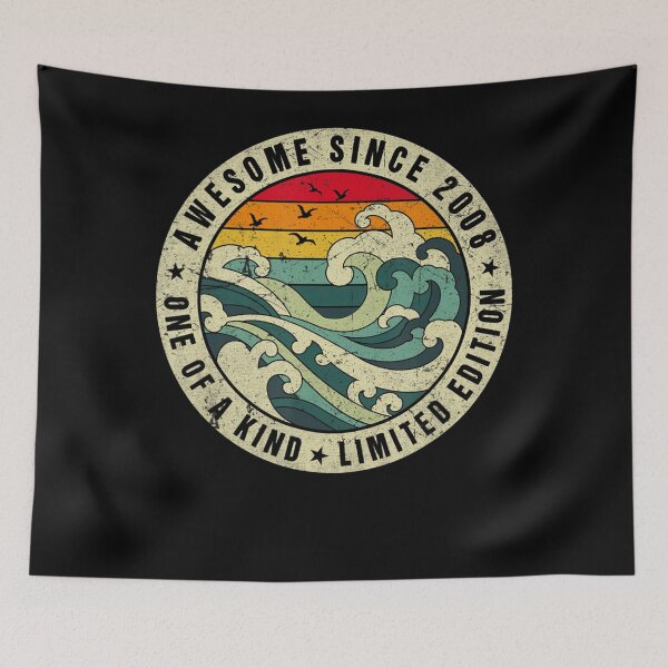 Item preview, 14 Year Old Gift Vintage Awesome Since 2008 Limited Edition New designed and sold by EvansCoppin.