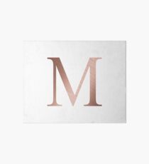 Roségold Metallic Mu M Galeriedruck