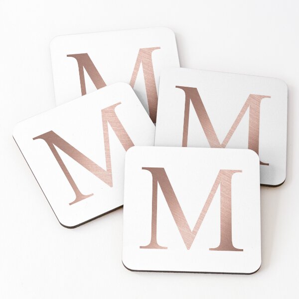 Item preview, Rose Gold Metallic Mu M designed and sold by greekgoddess.
