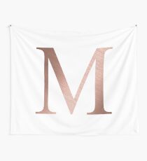 Roségold Metallic Mu M Wandbehang
