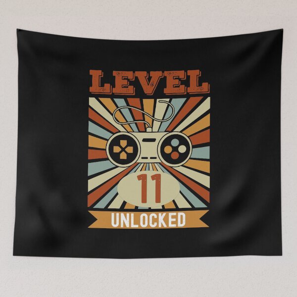 Item preview, Level 11 Unlocked Funny 11th Birthday designed and sold by Karry-Pat.