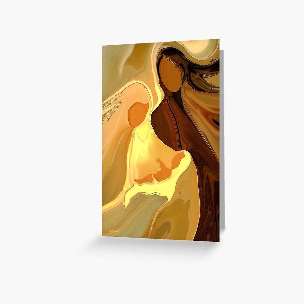 The Saviour is born Greeting Card