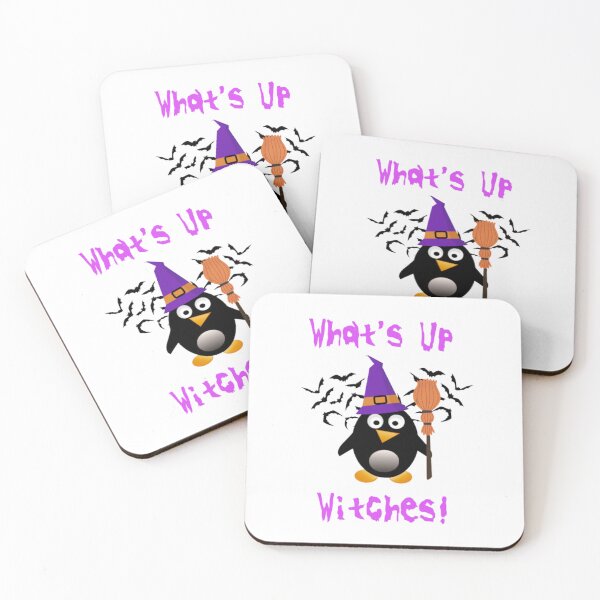 Item preview, Whats Up Witches! - Funny Halloween Pun designed and sold by LMoonDesigns.