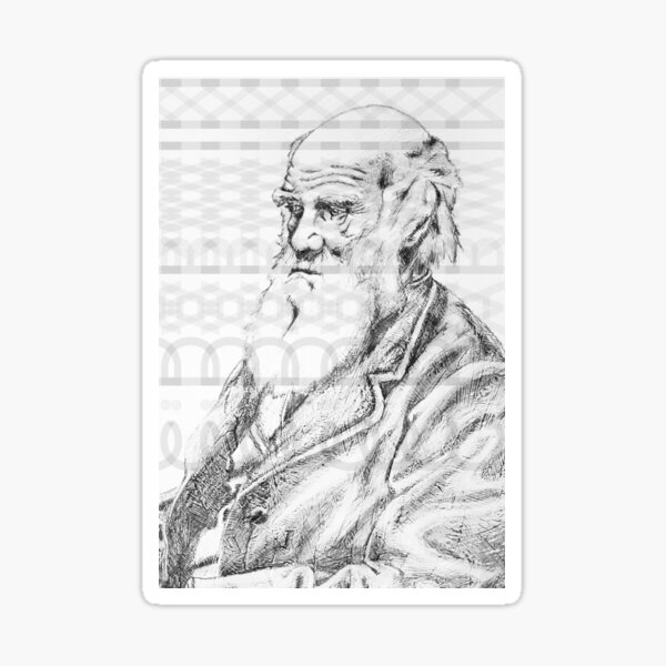 Charles Darwin Sticker