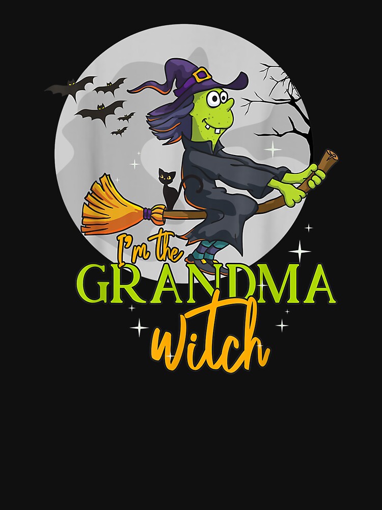 Discover Witch Grandma Halloween Hoodie