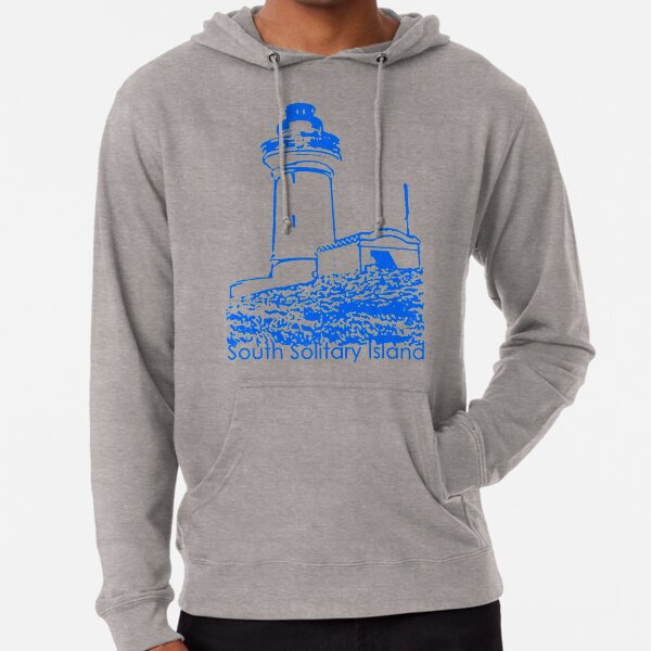 South Solitary Island Lighthouse Lightweight Hoodie