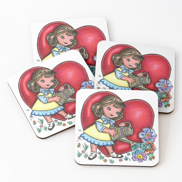 Item preview, Love to Garden Girl - LOL Lots of Love Art designed and sold by creategoodluck.