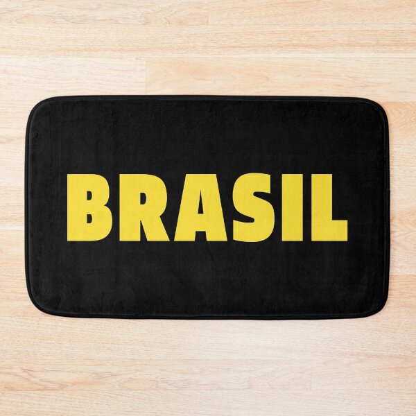 Item preview, BRASIL (Yellow on Black) designed and sold by STUDIO-72.